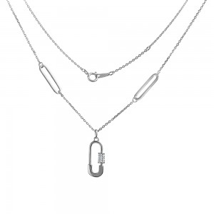 Колье из серебра SM